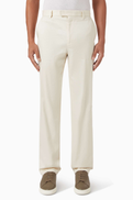 Vince Owen Athletic Extended-tab Pants in Linen & Cotton