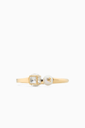 Jimmy Choo Large JC Pearl Cube Cuff