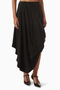 Maison Margiela Asymmetric Gathered Skirt