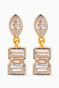 MER"S Small Drop Earrings in 24kt Gold-plated Sterling Silver