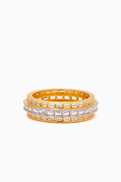 MER"S Band Ring in 24kt Gold-plated Sterling Silver