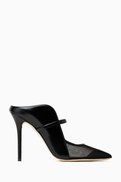 Malone Souliers Maureen Arc 100 Mules in Leather & Mesh
