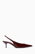 Schutz Eternal Edited 63 Slingback Pumps in Patent Leather