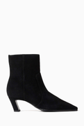 Schutz 55 Pointed-toe Ankle Boots in Suede