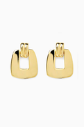 Susan Caplan 1980s Vintage Door Knocker Earrings