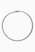 David Yurman Sculpted Cable Flex Necklace in Sterling Silver