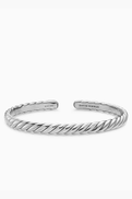 David Yurman 5mm Sculpted Cable Flex Bracelet in Sterling Silver
