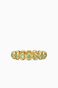 David Yurman Bezel Set Band Ring in 18kt Yellow Gold