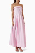 Simkhai Avril Bustier Maxi Dress in Cotton