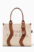 MARC JACOBS Large Wavy Canvas Tote Bag