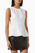 Agolde Corbin Shell Top in Denim