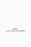 Gucci Minimal Bar Ring in Palladium-toned Brass