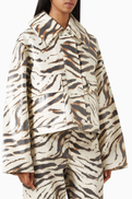 Ganni Zebra-print Jacket