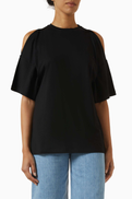 Coperni Open Shoulder T-shirt in Modal
