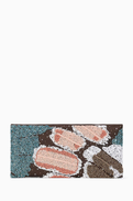 Staud Muse Beaded Clutch in Satin