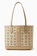 MCM Liz Shopper Tote Bag in Visetos Canvas
