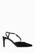 Staud Inez 85 Pumps in Satin