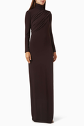 Courreges Twist Gown in Jersey