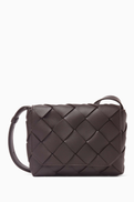 Bottega Veneta Diago Messenger Bag in Intreccio Leather
