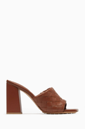 Bottega Veneta Parco 90 Mules in Lambskin Leather