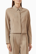 Vince Shirt Jacket in Tencel Blend