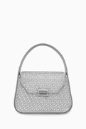 Okhtein Mini Feryel Crystal Top-handle Bag in Satin