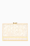 Simkhai Maddox Pearl Clutch in Metal