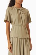 JOSEPH Libby Top in Silk-blend