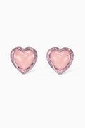 Anabela Chan Rose Heart Stud Earrings in 14kt Gold