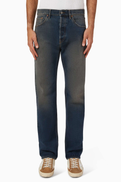 GOLDEN GOOSE Patrick Straight Pants in Denim