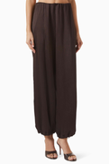 Vince Mid-rise Pants in Plisse