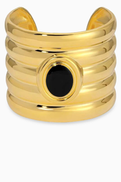 Heaven Mayhem Clarke Cuff in 18kt Gold PVD-Plated Stainless Steel