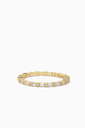 Tai Jewelry Baguette Ring in Gold-plated Brass