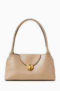 Versace Small Vivian East West Shoulder Bag in Leather