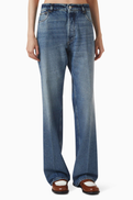 Miu Miu Washed Jeans in Denim
