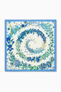 Ferragamo Spring-print Scarf in Silk