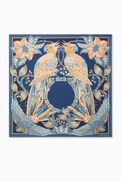 Ferragamo Parrots Printed Foulard in Silk