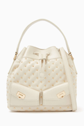 Ferragamo Multipocket Bucket Bag in Nappa