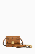 MCM Aren Chain Lanyard in Viseto Monogram Canvas