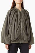Agolde Raffi Bomber Jacket in Nylon