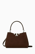 Tory Burch Mini Eleanor Satchel in Suede