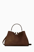 Tory Burch Eleanor Satchel in Suede