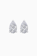 Fergus James Junior Pear Diamond Studs