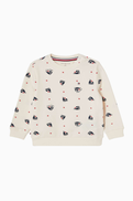 Tommy Hilfiger Relaxed Crew Neck Sweatshirt in Stretch Cotton