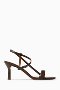Maje Fivela Sandals in Leather