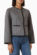Maje Gardenia Jacket in Wool-blend