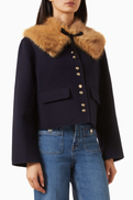 Maje Removable-collar Jacket