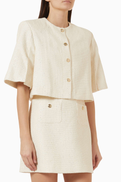 Maje 2-in-1 Mini Dress in Tweed