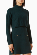 Maje Ritorsa Knit Mini Dress