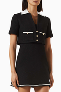 Maje 2-in-1 Mini Dress in Tweed
